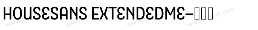 HouseSans ExtendedMe字体转换